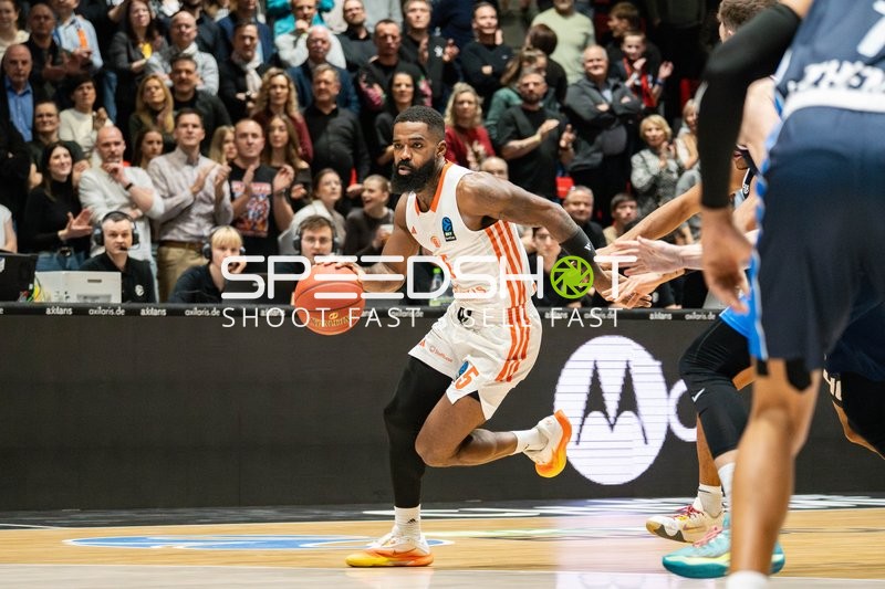 Corey Davis (5; NINERS Chemnitz) in Aktion