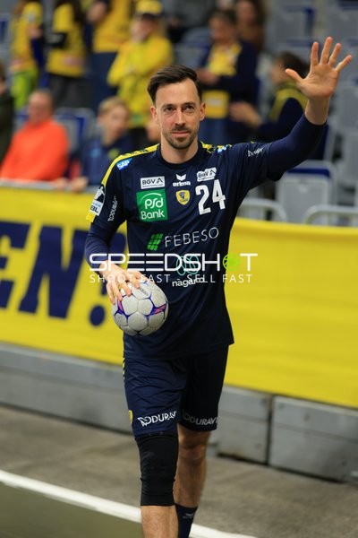 Patrick Groetzki (24; Rhein Neckar Löwen) in Aktion