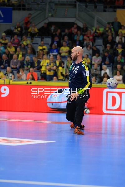 Mike Jensen (20; Rhein Neckar Löwen) in Aktion