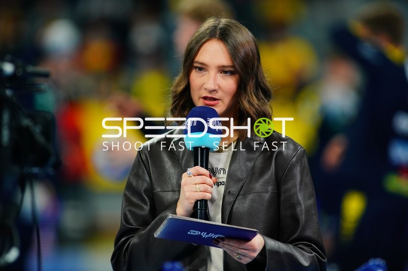 Moderation mit Mikrofon