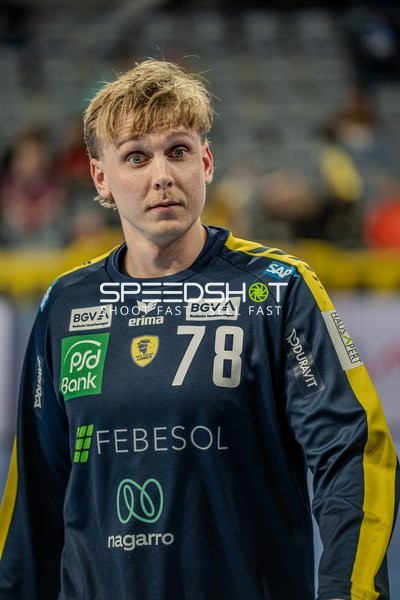 Edwin Aspenbäck (78; Rhein Neckar Löwen) in Aktion