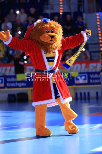 Maskottchen in Aktion