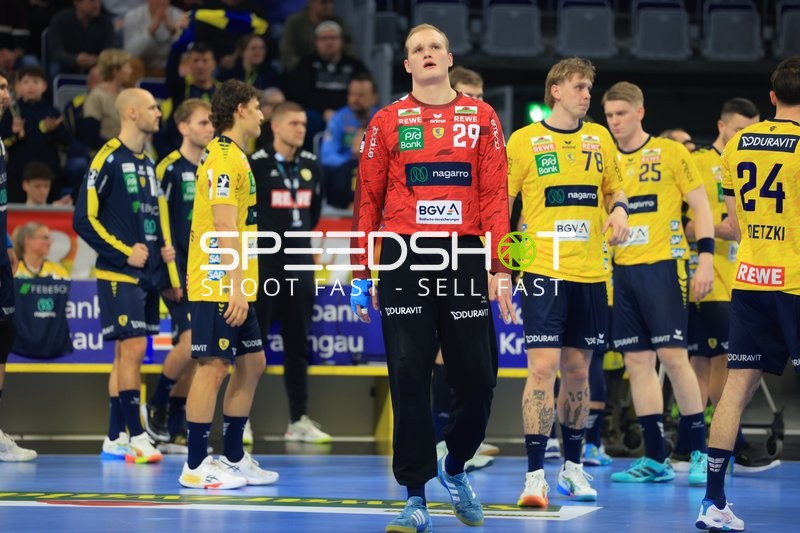 David Späth (29; Rhein Neckar Löwen) im Tor