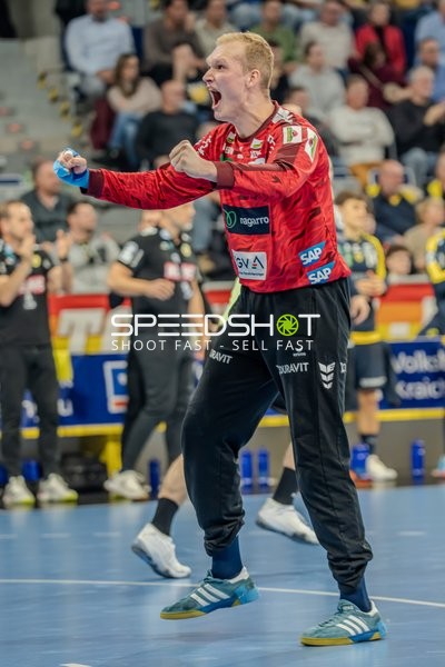 David Späth (29; Rhein Neckar Löwen) in Aktion