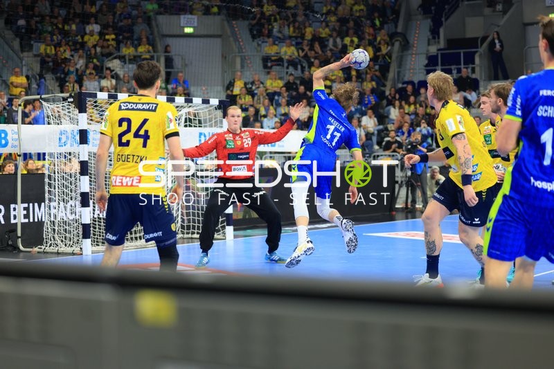 David Späth (29; Rhein Neckar Löwen) in Aktion