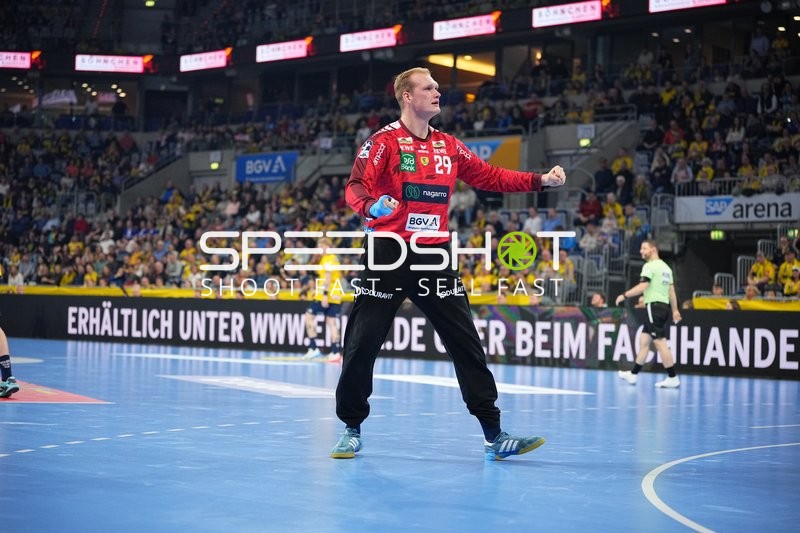 David Späth (29; Rhein Neckar Löwen) in Aktion