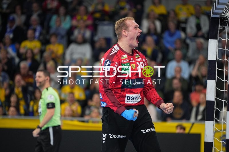 David Späth (29; Rhein Neckar Löwen) in Aktion