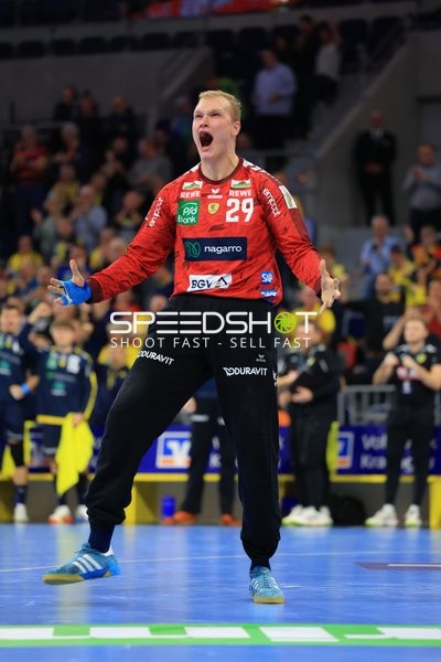 David Späth (29; Rhein Neckar Löwen) in Aktion