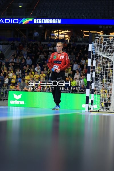 David Späth (29; Rhein Neckar Löwen) im Tor