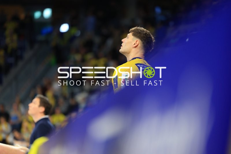 Szene mit Spieler von Rhein Neckar Löwen