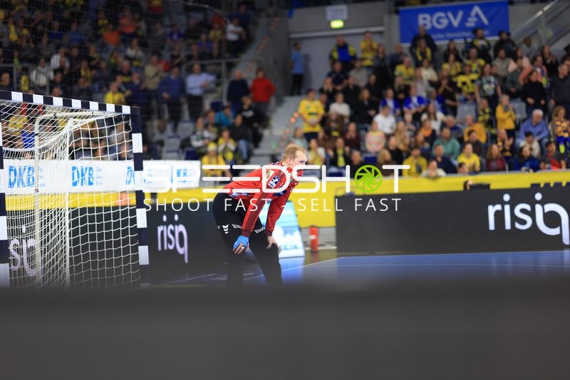 David Späth (29; Rhein Neckar Löwen) in Torwartposition