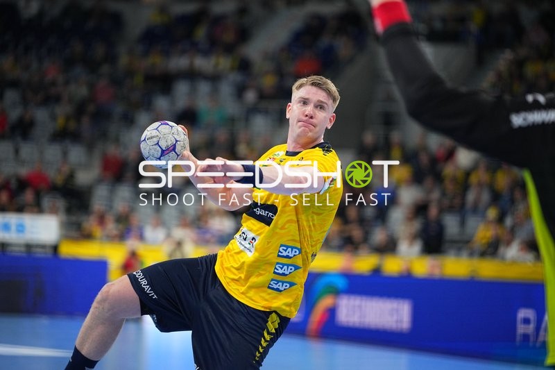 Haukur Thrastarson (25; Rhein Neckar Löwen) in Aktion