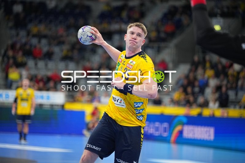 Haukur Thrastarson (25; Rhein Neckar Löwen) in Aktion