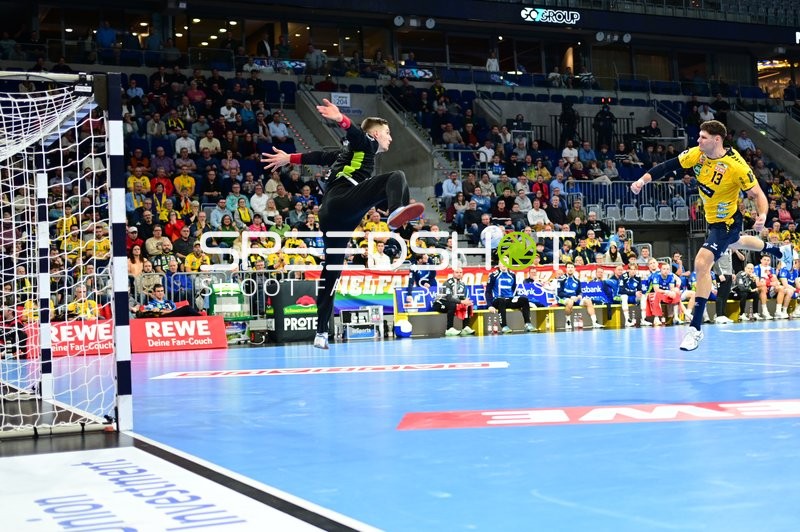 Sebastian Heymann (13; Rhein Neckar Löwen) in Aktion