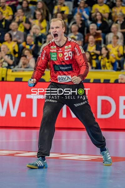 David Späth (29; Rhein Neckar Löwen) in Aktion