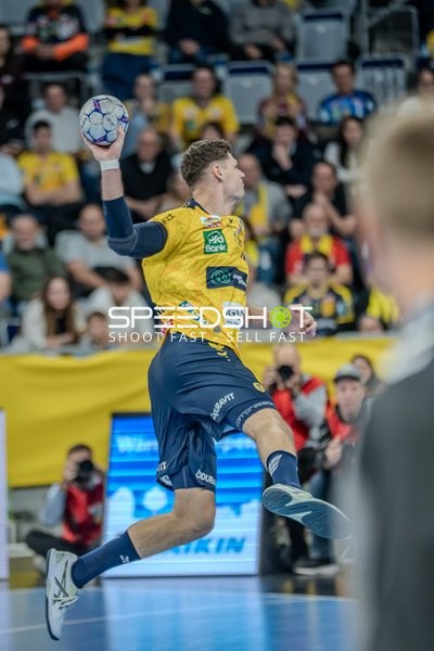 Robert Timmermeister (7; Rhein Neckar Löwen) in Aktion