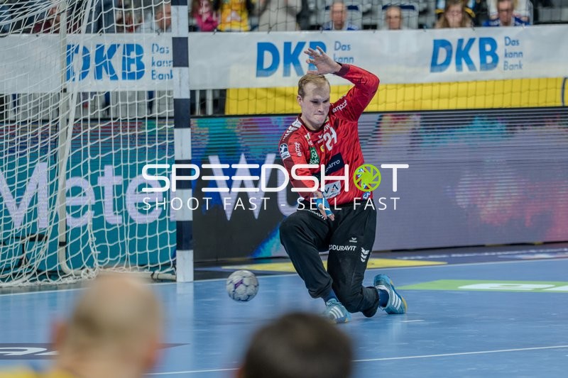 David Späth (29; Rhein Neckar Löwen) in Aktion