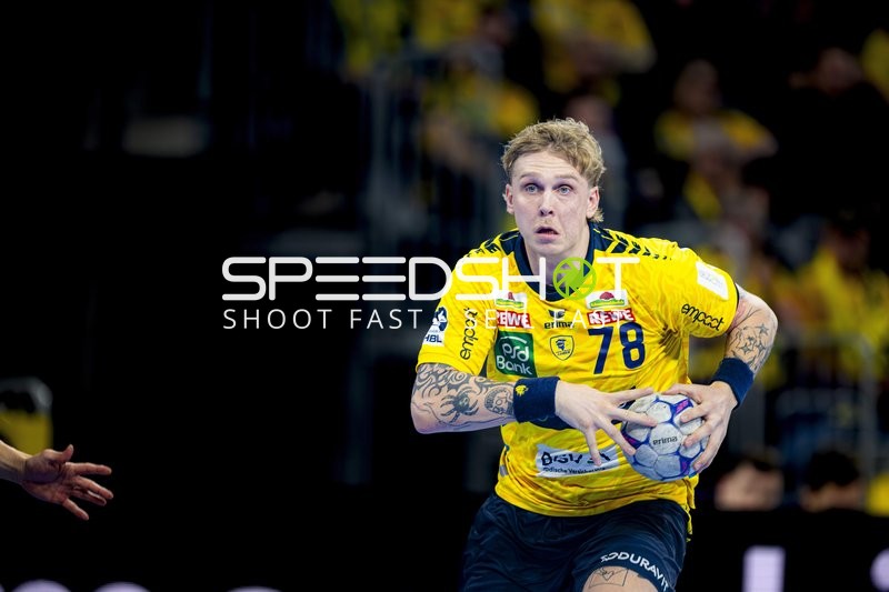 Edwin Aspenbäck (78; Rhein Neckar Löwen) in Aktion