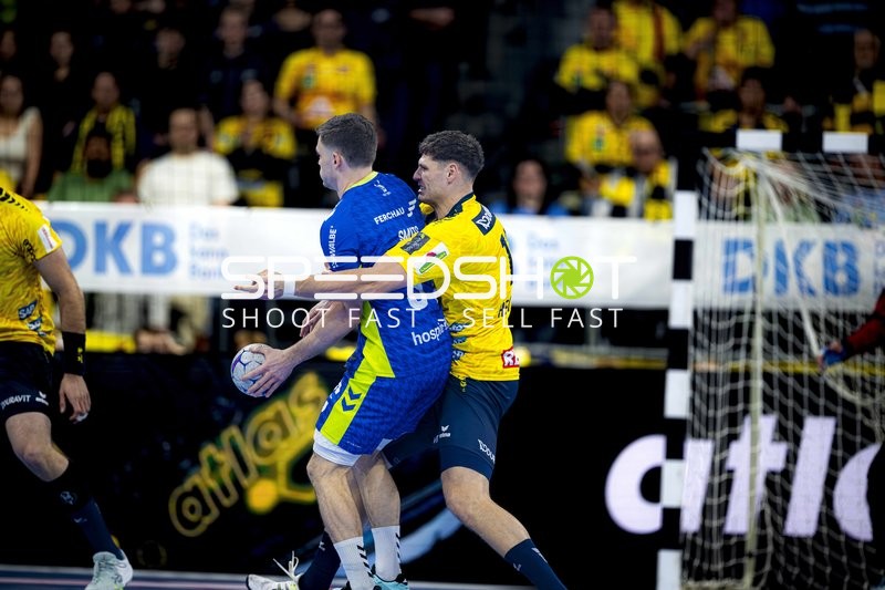 Sebastian Heymann (13; Rhein Neckar Löwen) in Aktion