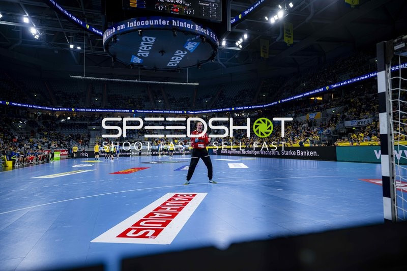 David Späth (29; Rhein Neckar Löwen) in Aktion