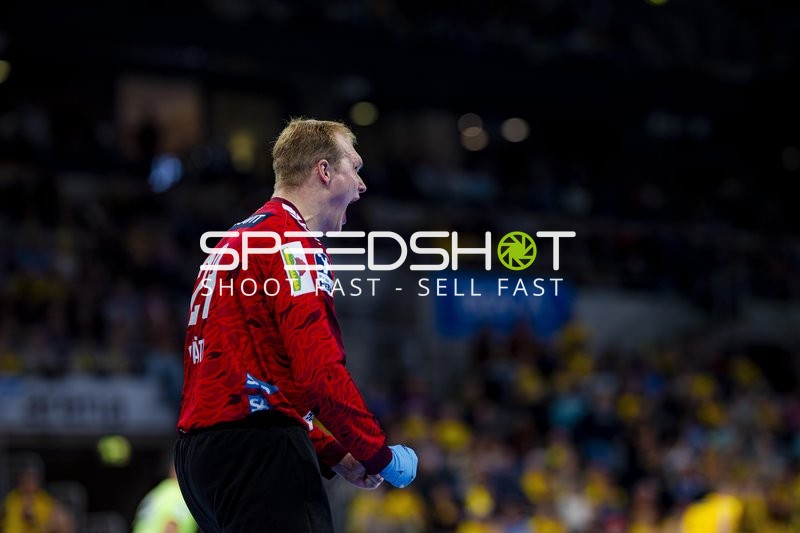 Mike Jensen (20; Rhein Neckar Löwen) in Aktion