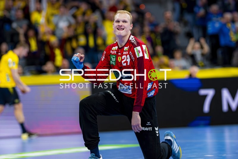 David Späth (29; Rhein Neckar Löwen) in Aktion