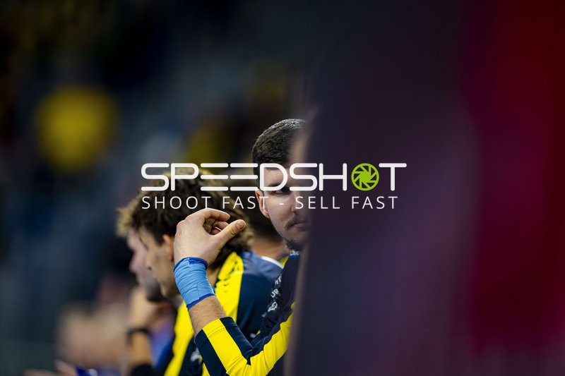 Szene mit Spielern von Rhein Neckar Löwen