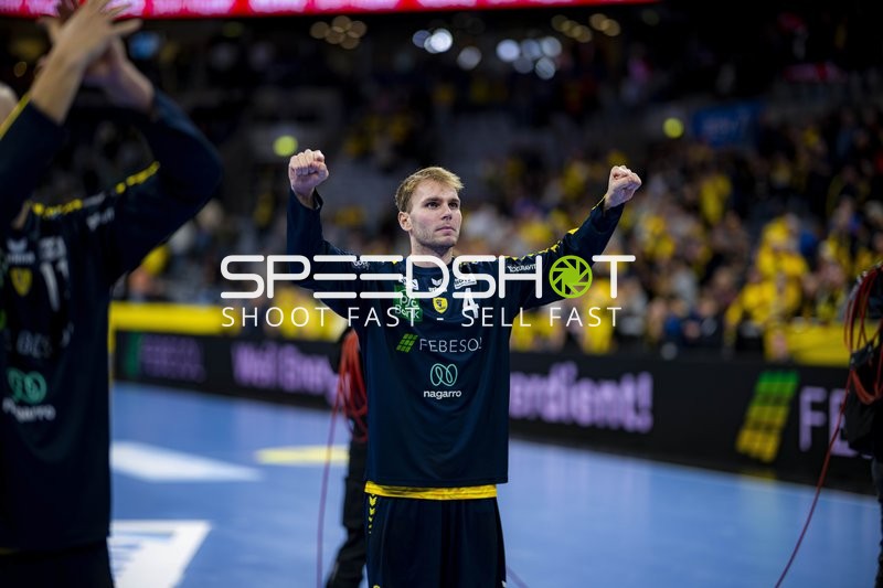 Mathias Larson (4; Rhein Neckar Löwen) in Aktion