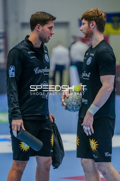 Szene mit Spielern von Bergischer HC