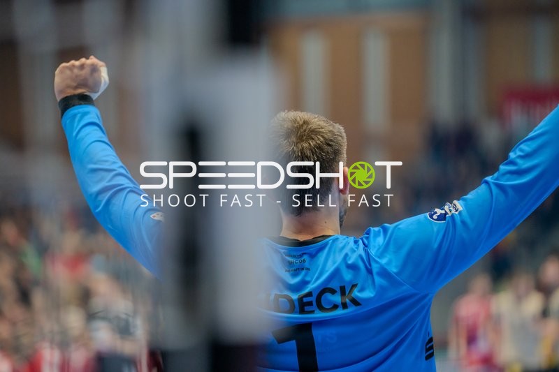 Christopher Rudeck (1; Bergischer HC) in Aktion