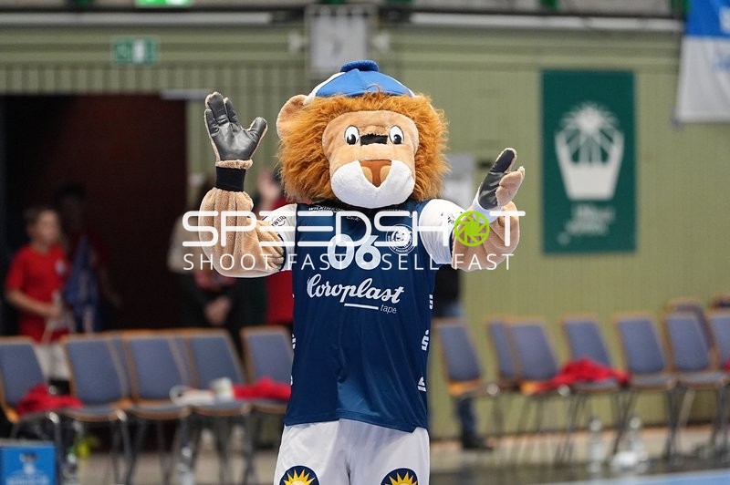 Maskottchen von Bergischer HC mit Nummer 06