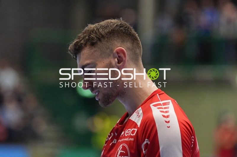 Florian Drosten (18; MT Melsungen) in Aktion