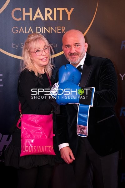 Serdar Topcu und Maria Weller beim Charity Dinner
