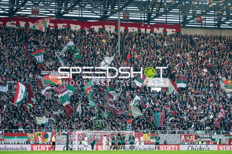 Fans feiern in der Arena