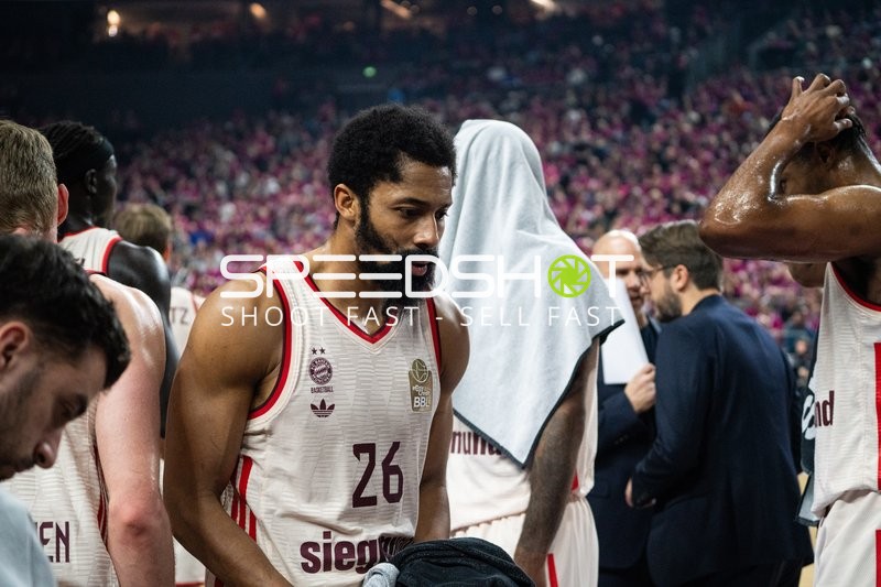 Spencer Dinwiddie (26; FC Bayern Basketball) in Aktion