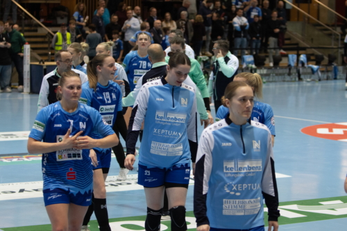 Szene mit Paulina Uscinowicz (78; Sport-Union Neckarsulm) und Teamkollegen