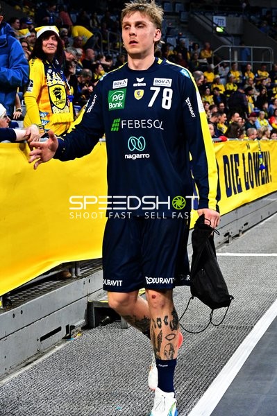 Edwin Aspenbäck (78; Rhein Neckar Löwen) in Aktion