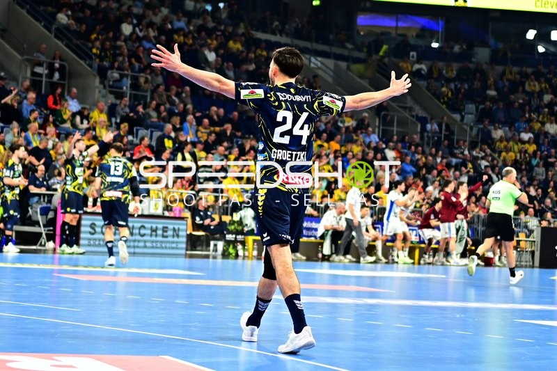 Patrick Groetzki (24; Rhein Neckar Löwen) in Aktion