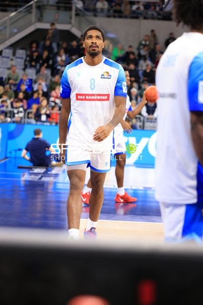 William Christmas (8; Frankfurt Skyliners) auf dem Spielfeld