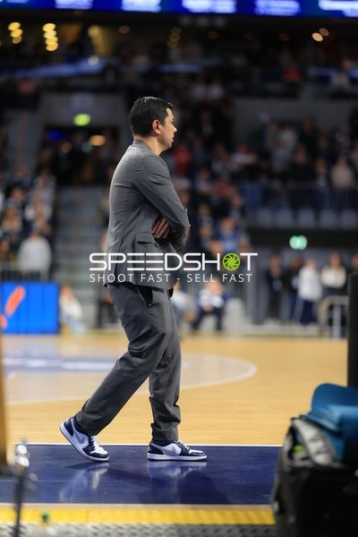 Trainer von MLP Academics Heidelberg am Spielfeldrand