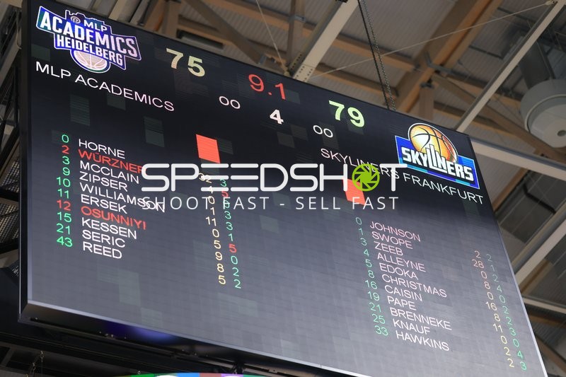 Spielstand MLP Academics vs Skyliners Frankfurt