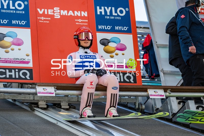 Startnummer 55 im Startbereich