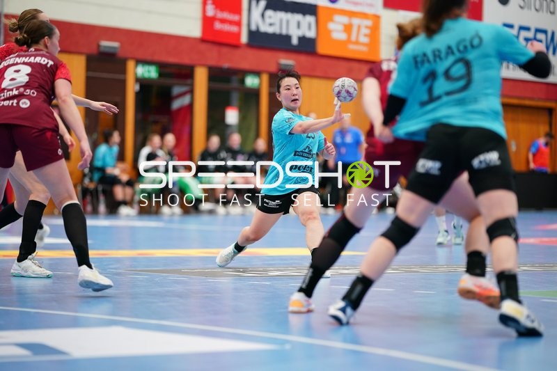 Natsuki Aizawa (23; Thüringer HC) und Luca Farago (19; Thüringer HC) in Aktion