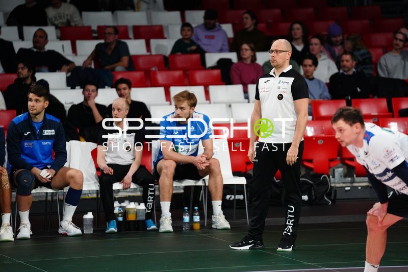 Spielszene mit Alar Rikberg (999; BigBank Tartu) und Rauno Kink (16; BigBank Tartu)