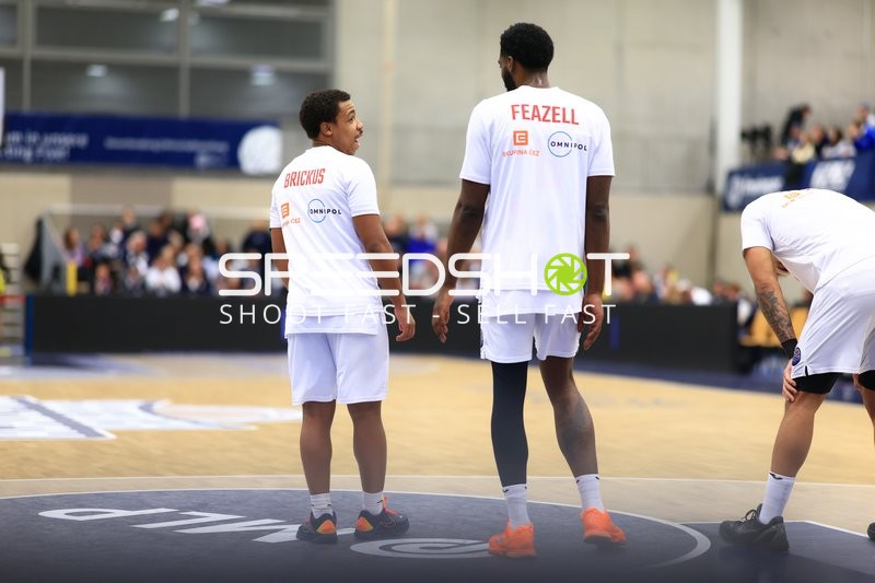 Jhamir Brickus (2; Basketball Nymburg) auf dem Spielfeld