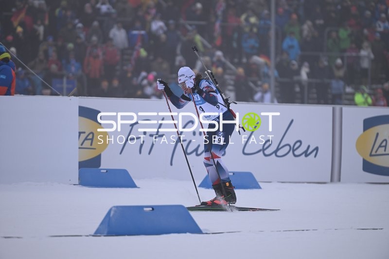 Sprint der Männer in Oberhof: Jacques JEFFERIES (9; Biathlon Männer) in Aktion