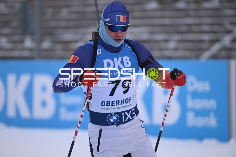 Biathlon Sprint Dmitrii SHAMAEV (79; Biathlon Männer) in Oberhof