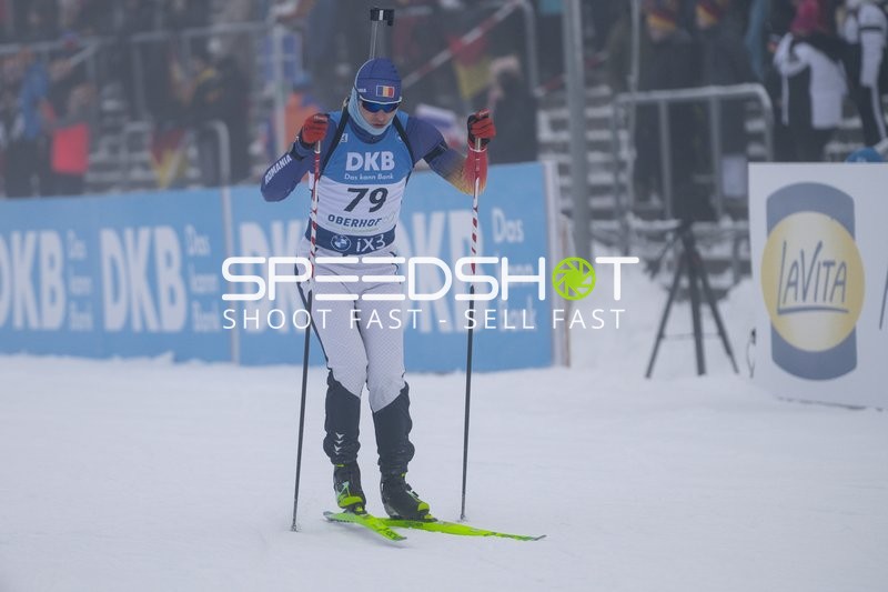 Biathlet Dmitrii SHAMAEV (79; Biathlon Männer) beim Sprint in Oberhof