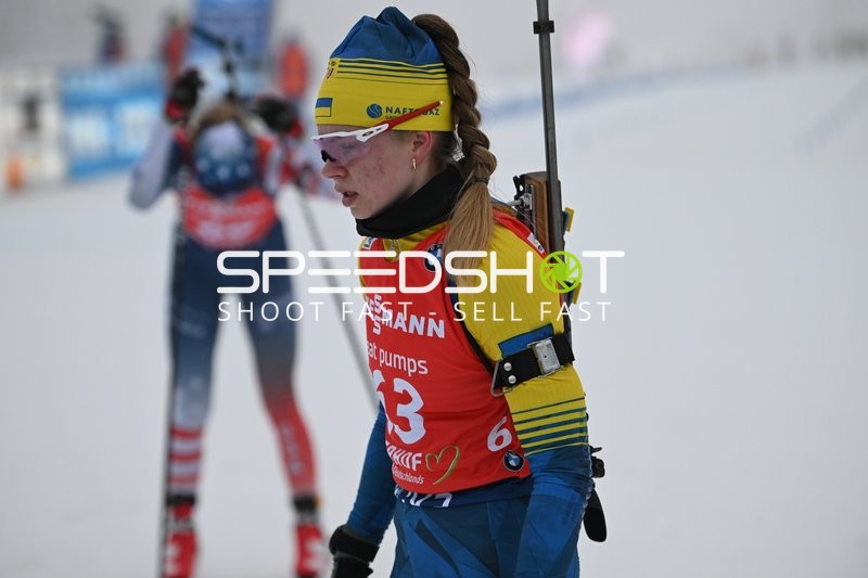 Darya Klimina im Sprint