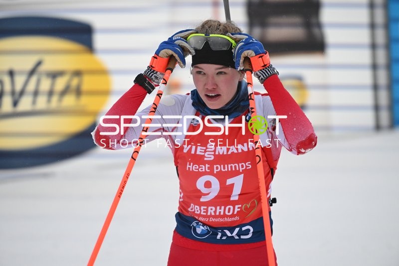 Darya DOLIDOVICH Darya DOLIDOVICH (91; Biathlon Frauen) in Aktion